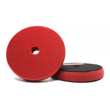 3" Red  foam Cross Cut Finishing Pad