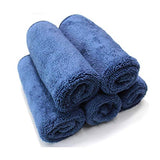 MaxShine 16"x16" Plush Microfiber 600GSM 5 Pack