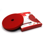 5" Red  foam Cross Cut Finishing Pad